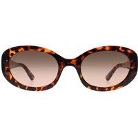 Guess Women's Oval Dark Havana Brown Gradient GF6150