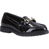 Hush Puppies Women's Verity Patent Snaffle Loafer in Black | Size: 3