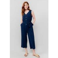 Allium Jumpsuit Plain Linen
