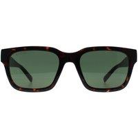 Gucci Women's Square Dark Havana Green GG1857S in Brown