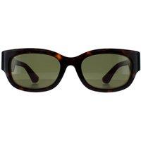 Gucci Women's Square Havana with Green & Red Green GG1667SK in Brown