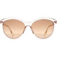 CALVIN KLEIN Women's Cat Eye Crystal Beige Brown Gradient CK19534S