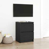 Berkfield Home TV Cabinet Black 40x35x54 cm Engineered Wood | Size: 40 x 35 x 54 cm