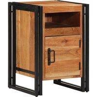 Berkfield Home Bedside Cabinet 40x40x59 cm Solid Wood Acacia in Brown | Size: 40 x 40 x 59 cm