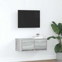 TV Cabinet Grey Sonoma 60x31x25.5 cm Engineered Wood
