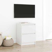 Berkfield Home TV Cabinet White 40x35x54 cm Engineered Wood | Size: 40 x 35 x 54 cm