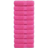 Berkfield Home Premium Soap Towels SOLUND 10 pcs Pink 30x30 cm 600 gsm