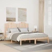 Extra Long Bed Frame without Mattress140x210 cm Solid Wood