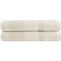 Berkfield Home Premium Towels SOLUND 2 pcs Cream 100x200 cm 600 gsm