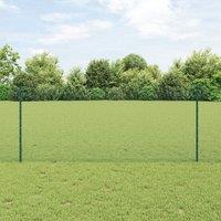 Garden Fence Set Set of 2 Green Steel Medium Durable