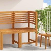 Berkfield Home Garden Chair Corner Solid Wood Acacia in Brown