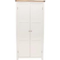 Cabinet Bits Lovere 2 Door Wardrobe Chrome Knob in Off-White