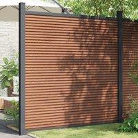 Berkfield Home Fence Panel WPC Brown 180x186 cm
