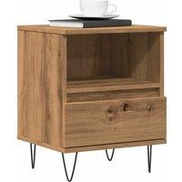 Bedside Cabinet Artisan Oak 40x35x50 cm Engineered Wood