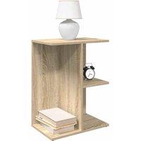 Berkfield Home Bedside Tables 2 pcs Sonoma Oak 46.5x29x61 cm Engineered Wood in Brown