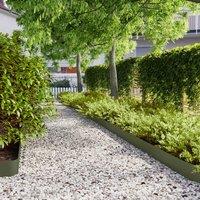 Lawn Edgings 50 pcs Olive Green 15x103 cm Cold-rolled Steel