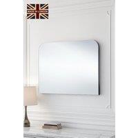 Yearn Mirrors Radius Curved Mantle Wall Mirror Black