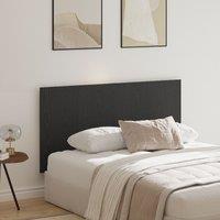 Berkfield Home Black Oak Headboard 160x1.5x80 cm Made from Engineered Wood