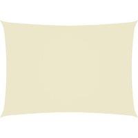Berkfield Home Sunshade Sail Oxford Fabric Rectangular 3.5x5 m Cream in Beige