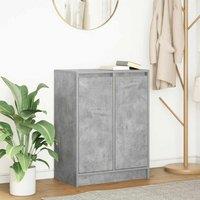 Berkfield Home Sideboard Concrete Grey 57x34x76 cm Engineered Wood | Size: 57 x 34 x 76 cm