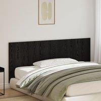 Berkfield Home Bed Headboard Black Oak 200x1, 5x80 cm Engineered Wood