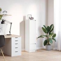 Berkfield Home Highboard White 29.5x34x119.5 cm Engineered Wood