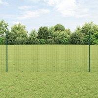 Berkfield Home Garden Fence Set Set of 2 Green Polyethylene 25 x 1.2 m Durable