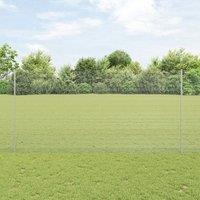 Garden Fence Set Set of 2 Galvanised Steel