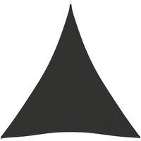 Sunshade Sail Oxford Fabric Triangular 5x6x6 m Anthracite