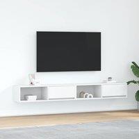 Berkfield Home TV Cabinets 2 pcs White 100x31x25.5 cm Engineered Wood
