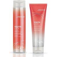 JOICO YouthLock Shampoo 300ml & Conditioner 250ml Duo in Clear