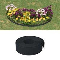 Berkfield Home Garden Edgings 5 pcs Black 10 m 15 cm Polyethylene