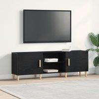 TV Stand - Black Oak, 150x30x50 cm, Made of Engineered Wood