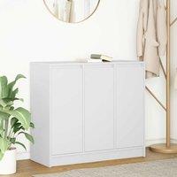 Berkfield Home Sideboard White 85x34x76 cm Engineered Wood | Size: 85 x 34 x 76 cm