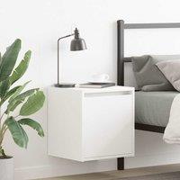 Berkfield Home Wall-Mounted Bedside Cabinets 2 pcs White 38x34x40 cm | Size: 38 x 34 x 40 cm