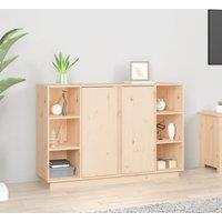 Sideboard 120x35x80 cm Solid Wood Pine