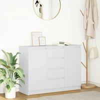 Berkfield Home Sideboard with Drawers White 100.5x35x76 cm Engineered Wood