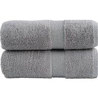 Berkfield Home Premium Soap Towels SOLUND 2pcs Grey 30x30cm 600gsm