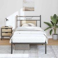 Bed Frame without Mattress Sonoma Oak 90x190 cm Single Engineered Wood