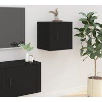 Berkfield Home Wall Mounted TV Cabinet Black 40x34, 5x40 cm