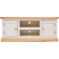 Cabinet Bits Trevi Off-White 2 Door TV Cabinet Wood Knob