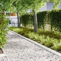 Berkfield Home Lawn Edgings 30 pcs White 100x0.5x15 cm Plastic