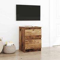 Berkfield Home TV Cabinet Old Wood 40x35x54 cm Engineered Wood in Brown | Size: 40 x 35 x 54 cm