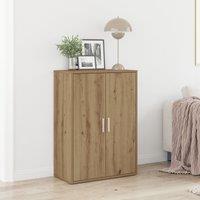 Berkfield Home Sideboard Artisan Oak 60x31x84 cm Engineered Wood in Brown | Size: 60 x 31 x 84 cm