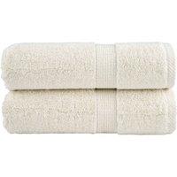 Berkfield Home Premium Soap Towels SOLUND 2 pcs Cream 30x30 cm 600 gsm