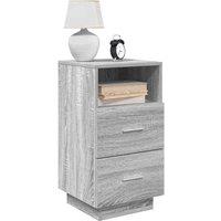 Berkfield Home Bedside Cabinets 2 pcs with 2 Drawers Grey Sonoma 36x36x68 cm | Size: 36 x 36 x 68 cm