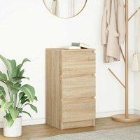 Sideboard Sonoma Oak 37.5x35x76 cm Engineered Wood