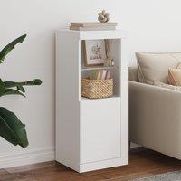 Berkfield Home Sideboard with LED Lights White 41x37x100 cm | Size: 41 x 37 x 100 cm