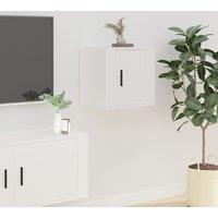 Berkfield Home Wall Mounted TV Cabinet White 40x34, 5x40 cm