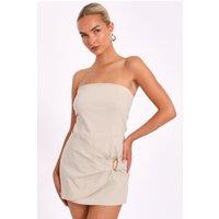 Quiz Women's Stone Gold Buckle Playsuit | Size: 4